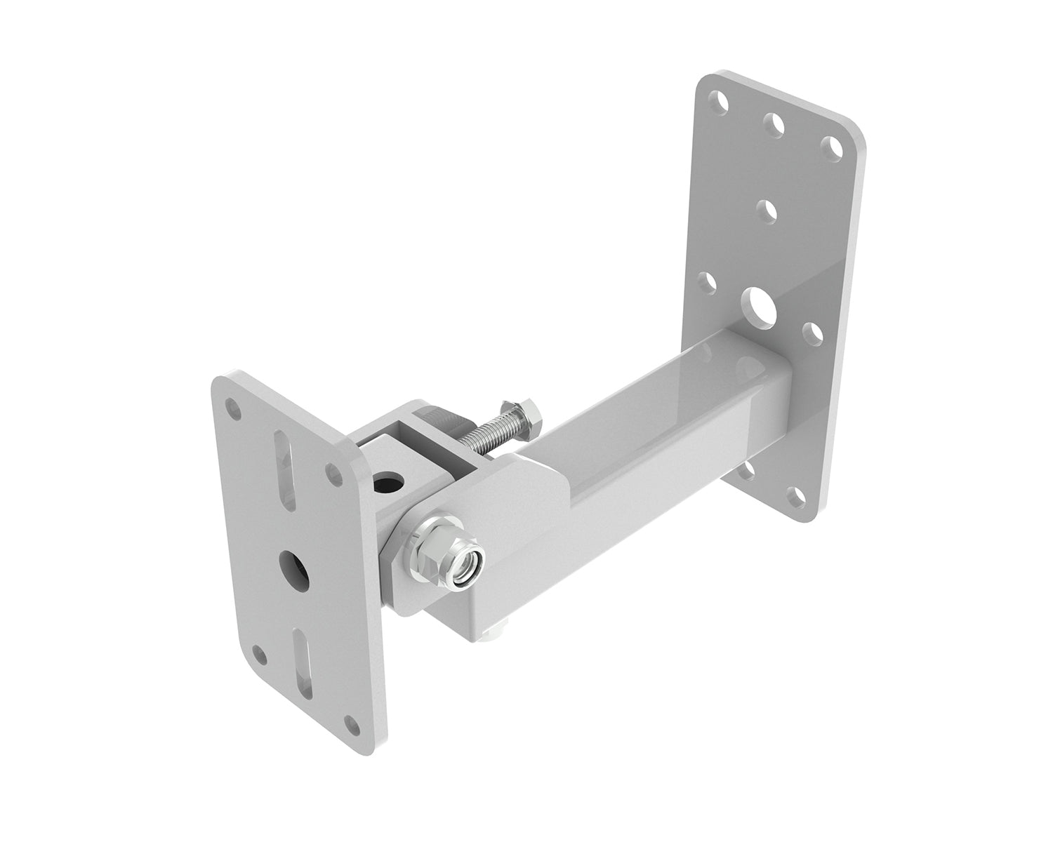 POWWHHM75W - Powerdrive WHHM75 W Back Mount Tilting Wall Bracket Type 75 253mm White Image 1