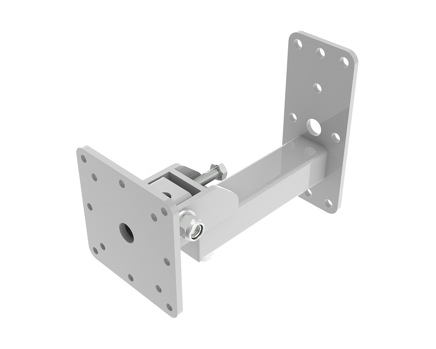 POWWHHMV100W - Powerdrive WHHMVESA100 W Back Mount Tilting Wall Bracket VESA 253mm White Image 1