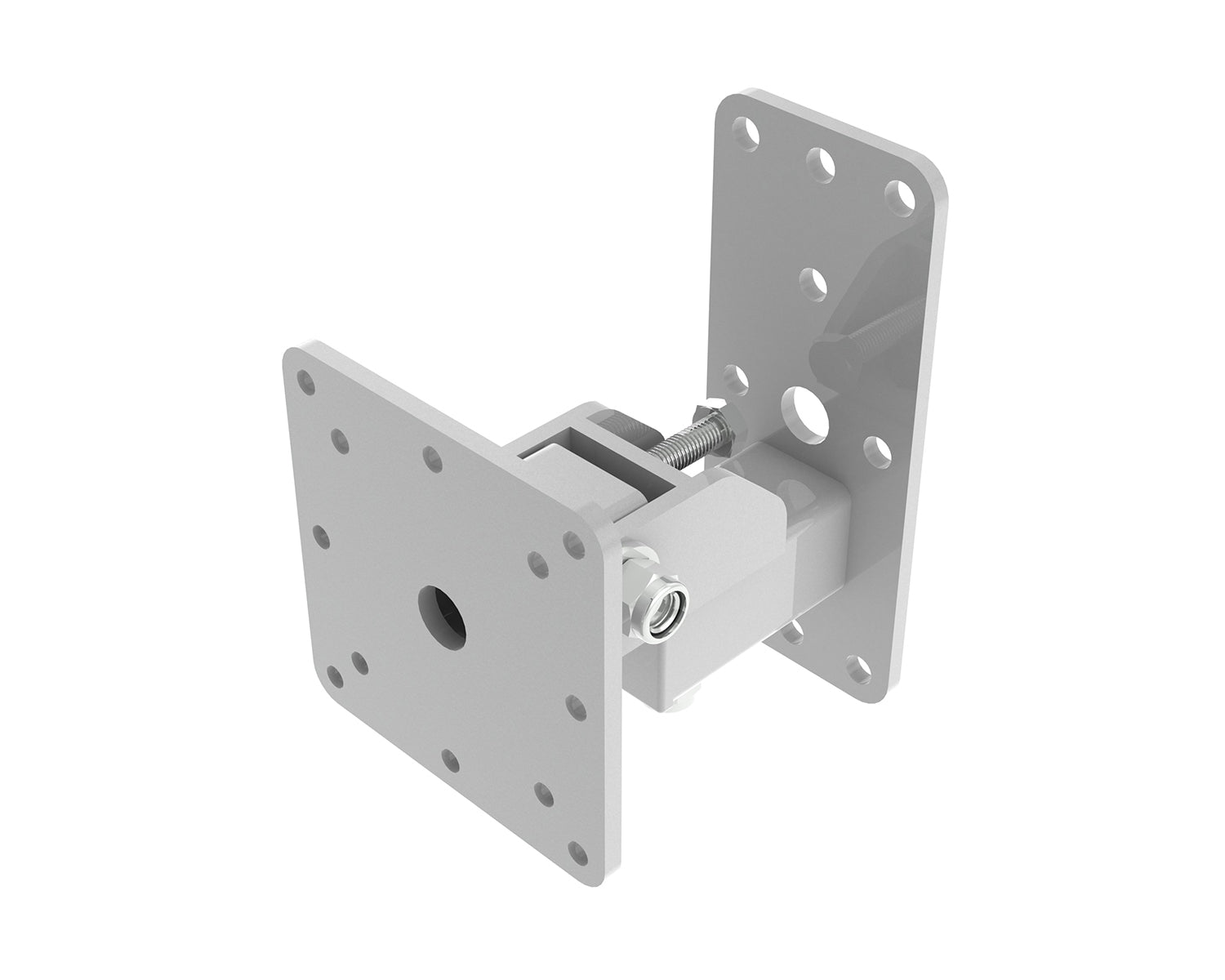 POWWHHV100W - Powerdrive WHHVESA100 W Back Mount Tilting Wall Bracket VESA 151mm White Image 1