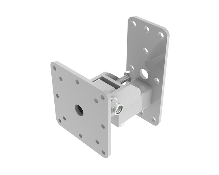 POWWHHV100W - Powerdrive WHHVESA100 W Back Mount Tilting Wall Bracket VESA 151mm White Image 1