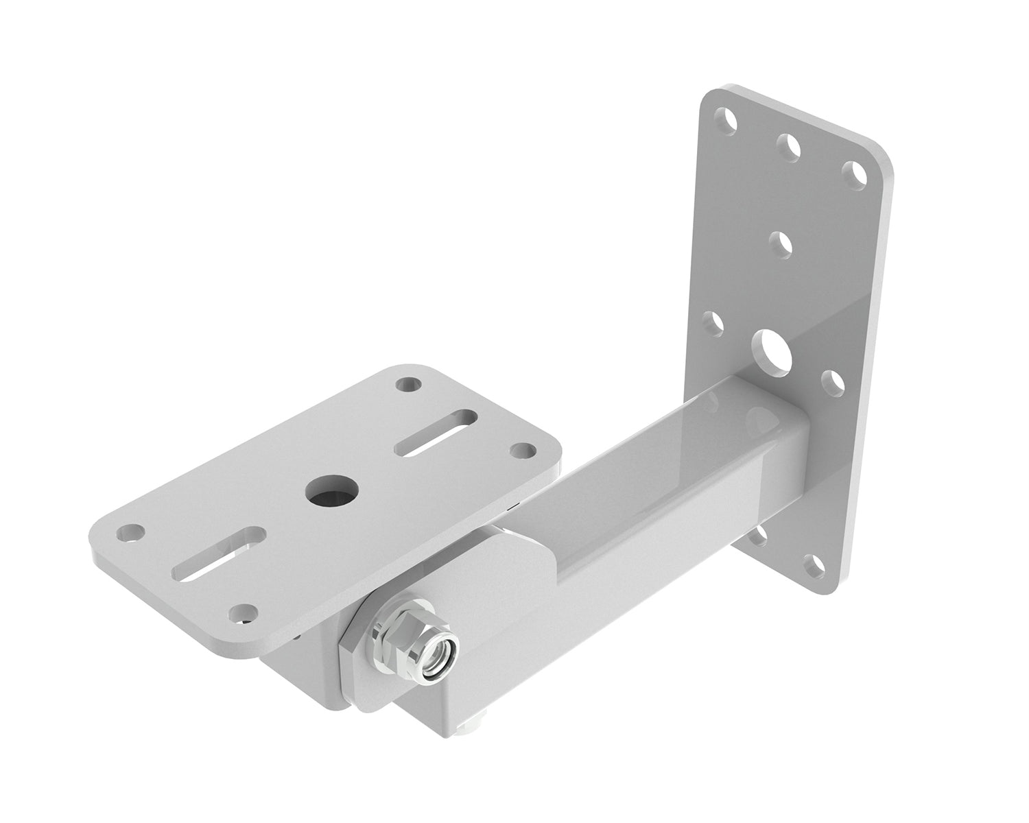 POWWHOM75W - Powerdrive WHOM75 W Bottom Mount Tilting Wall Bracket 215mm Type 75 White Image 1