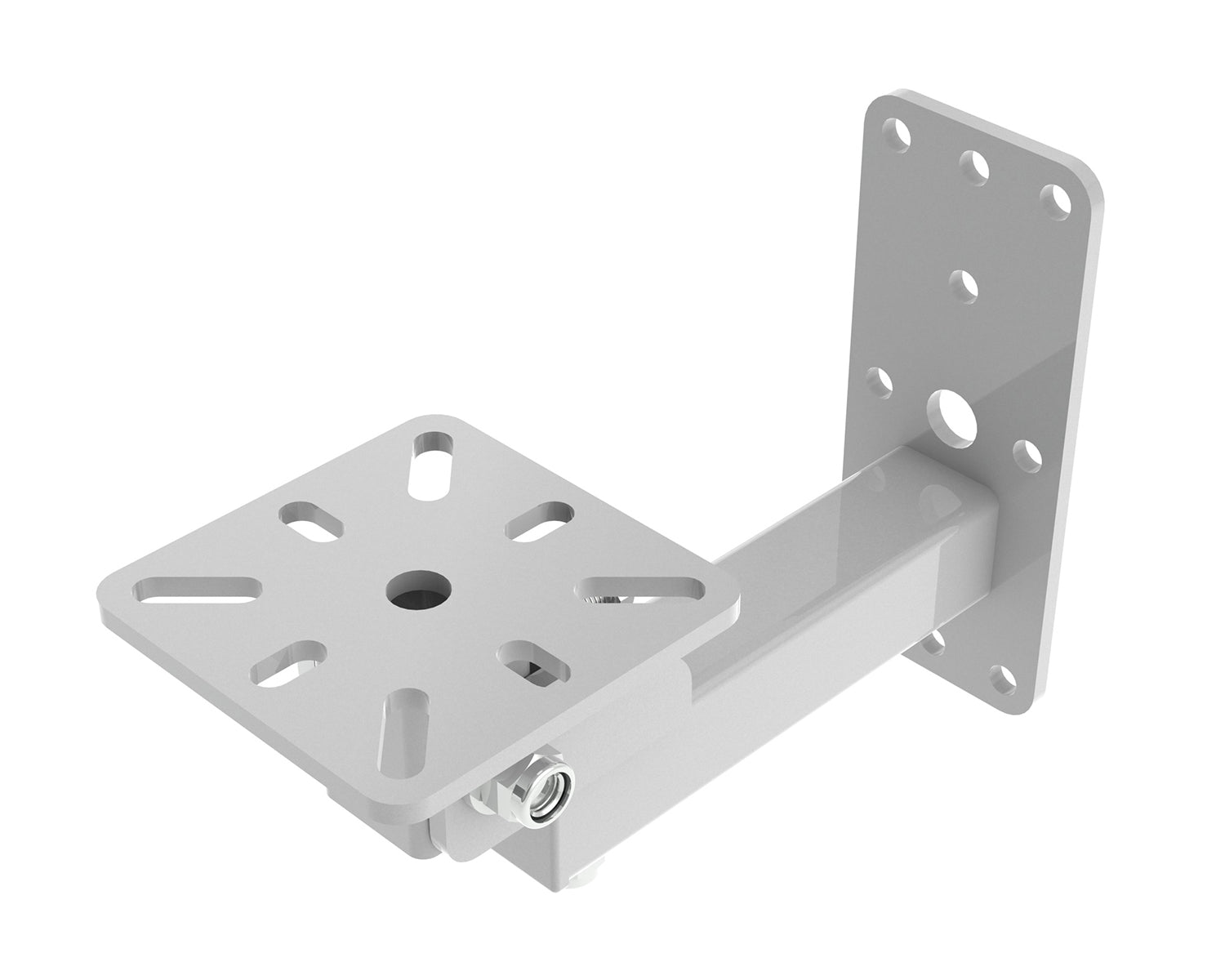 POWWHOM90W - Powerdrive WHOM90 W Bottom Mount Tilting Wall Bracket 215mm Type 90 White Image 1