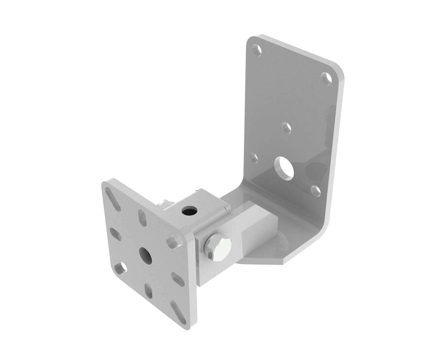 POWWME60W - Powerdrive WME60 W Back Mount Tilting Wall Bracket Type 60 126 146mm White Image 1