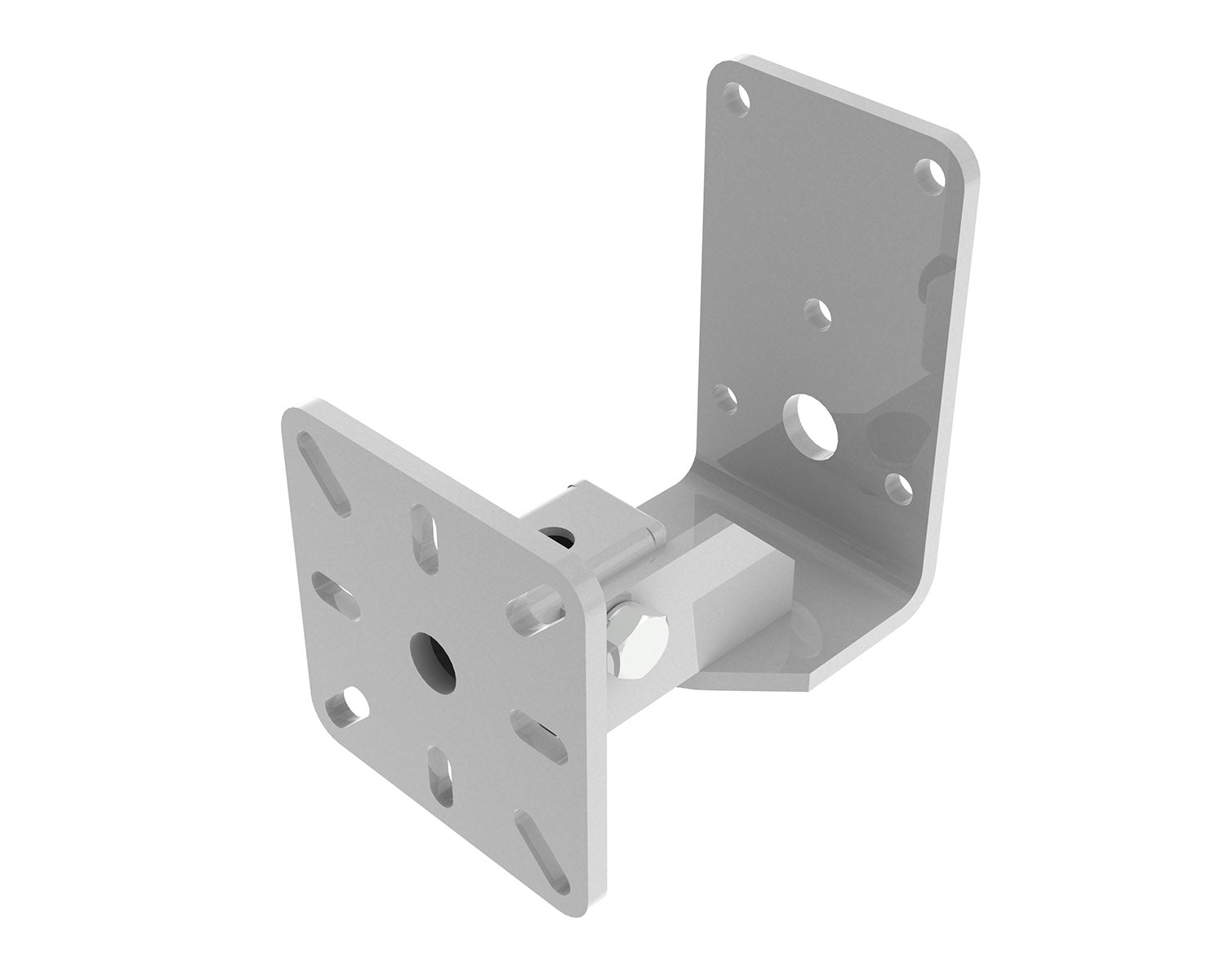 POWWME80W - Powerdrive WME80 W Back Mount Tilting Wall Bracket Type 80 126 146mm White Image 1