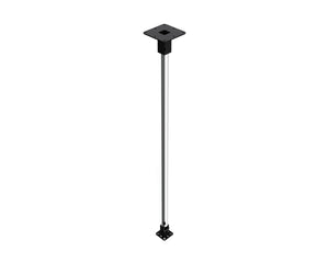 POWXC80 - Powerdrive XC80 B Top Mount Ceiling Bracket 1500mm Tube Type 80 40kg Black Image 1