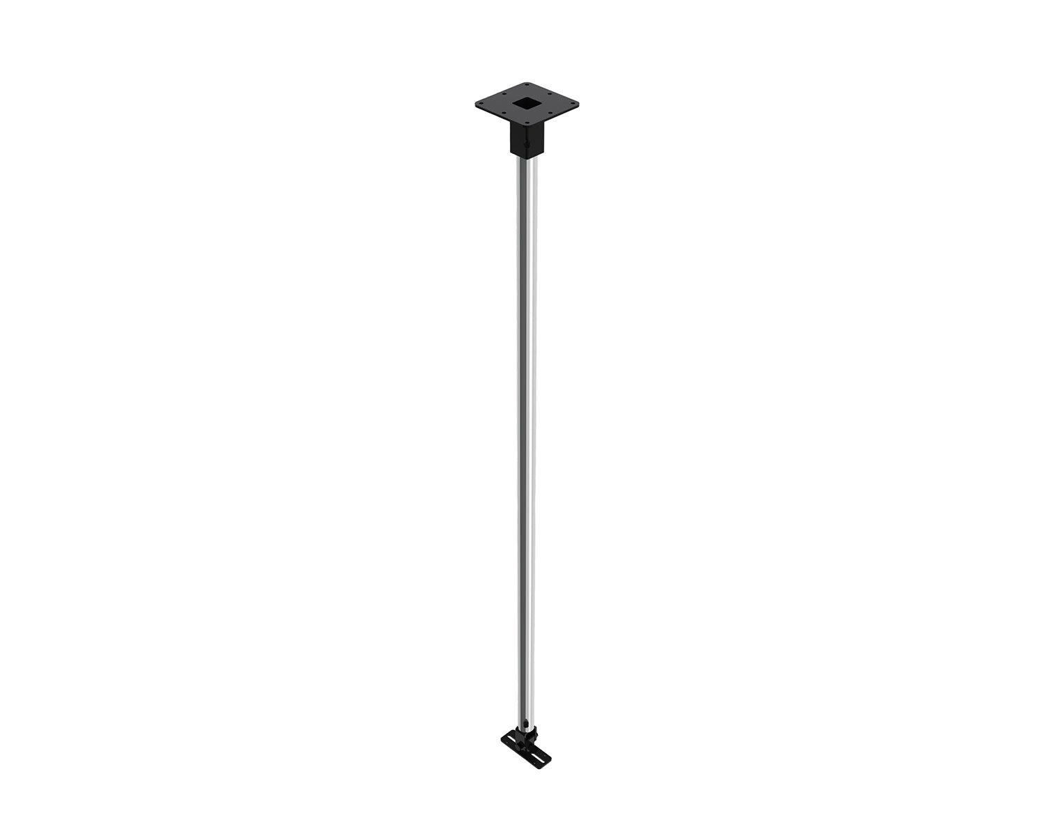 POWXD65 - Powerdrive XD65 B Top Mount Ceiling Bracket 2000mm Tube Type 65 40kg Black Image 1