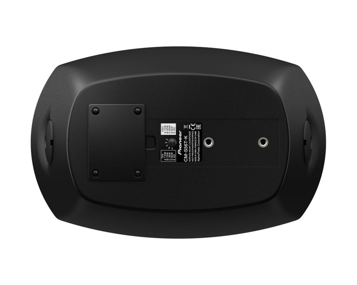 PPACMS56TK - Pioneer Professional CM S56T K 6.5inch Surface Mount Speaker 100V 110x110degree EACH Black Image 5
