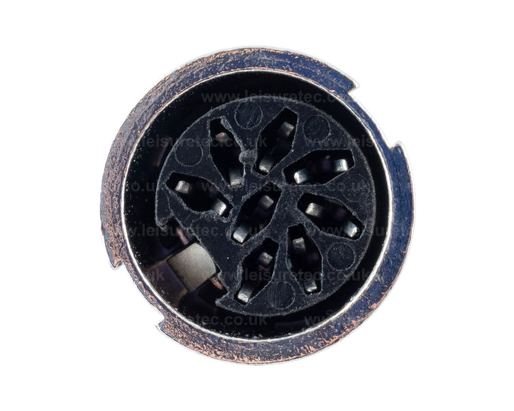 PULDS8L - Pulsar 8 Pin Locking DIN Line Socket for 6Ch DIN Signal Cable Image 2