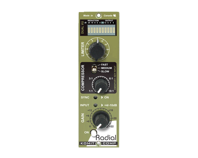 RAD500KOMIT - Radial Workhorse Komit 500 Series Combo Compressor and Limiter Image 2