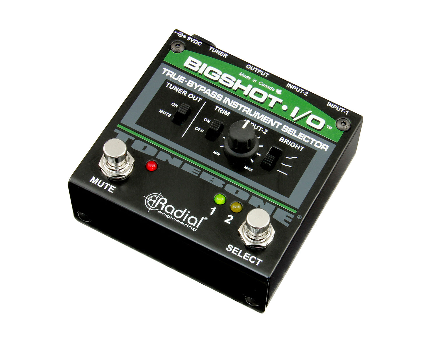 RADBSIO - Radial BigShot In or Out True Bypass 2 Instrument Selector Footswitch Image 1