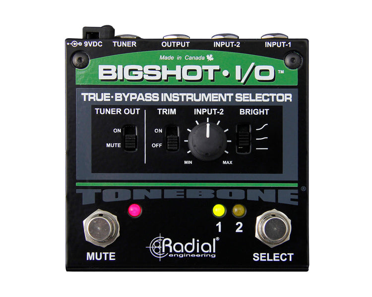 RADBSIO - Radial BigShot In or Out True Bypass 2 Instrument Selector Footswitch Image 2
