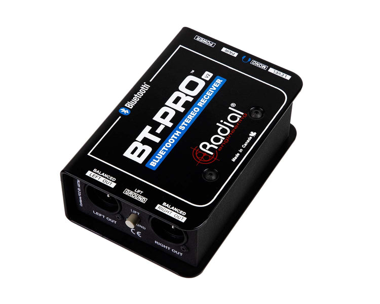 RADBTPROV2 - Radial BT Pro V2 Stereo Bluetooth Direct Box up to 30m Connection Image 1