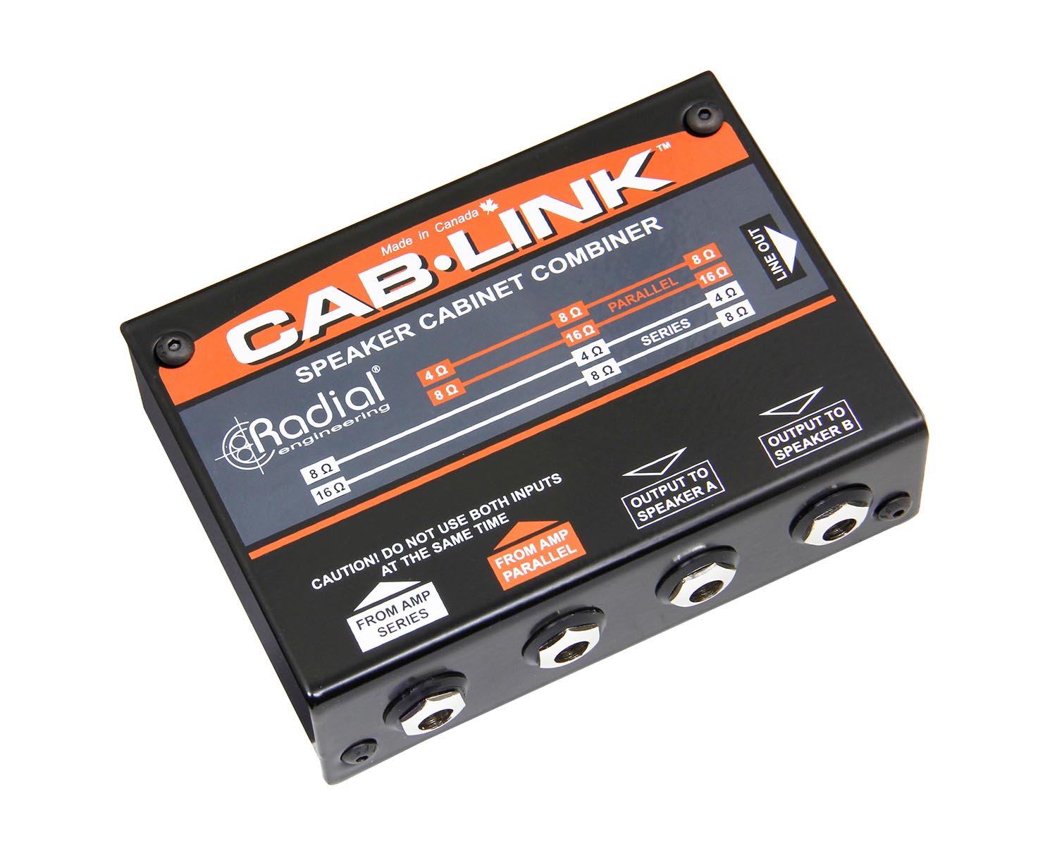 RADCABLINK - Radial Cab Link Passive Speaker Cabinet Merger 2 Guitar to 1 Speaker  Image 2