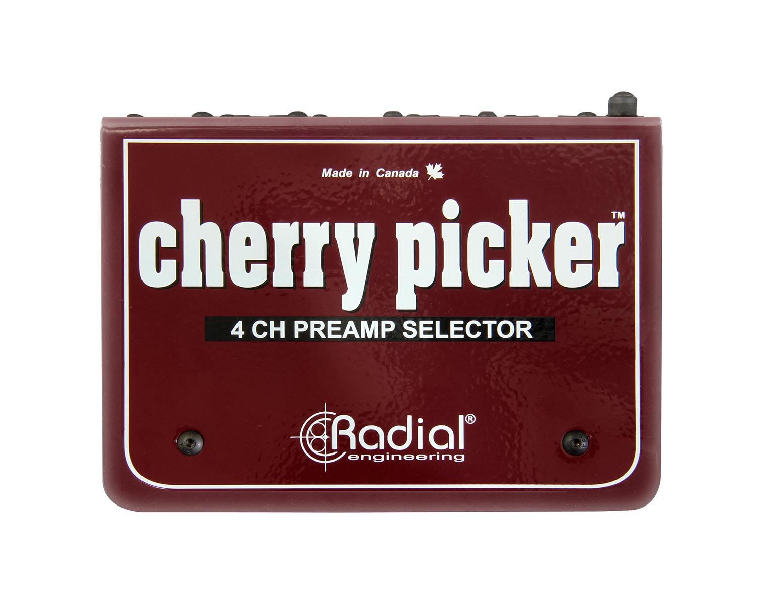 RADCHERRYPICK - Radial Cherry Picker 4 Ch Preamp Selector or Switcher for Single Mic  Image 2