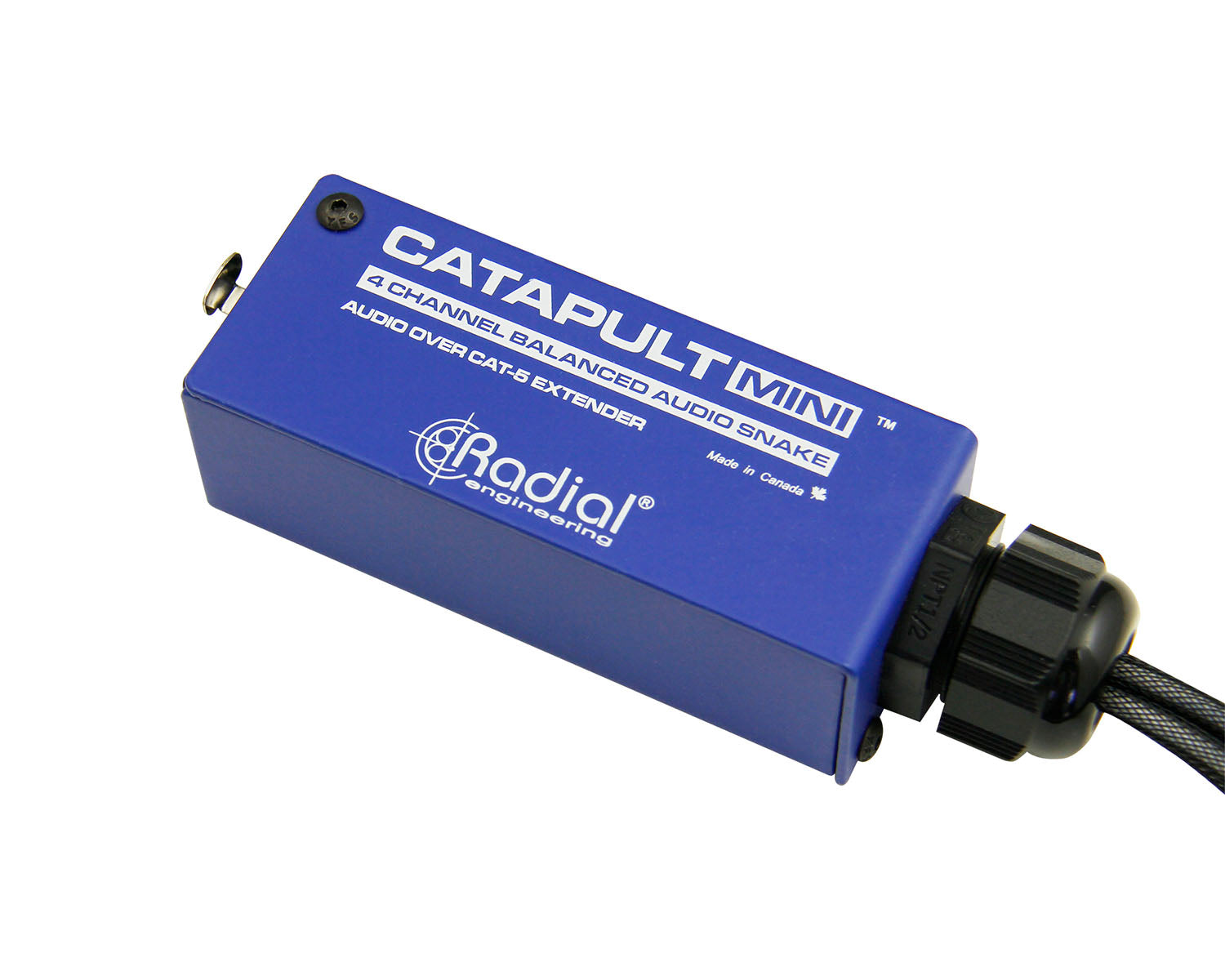 RADCMINITRS - Radial Catapult Mini TRS 4 Channel CAT 5 Audio Snake Transmitter TRS Image 1
