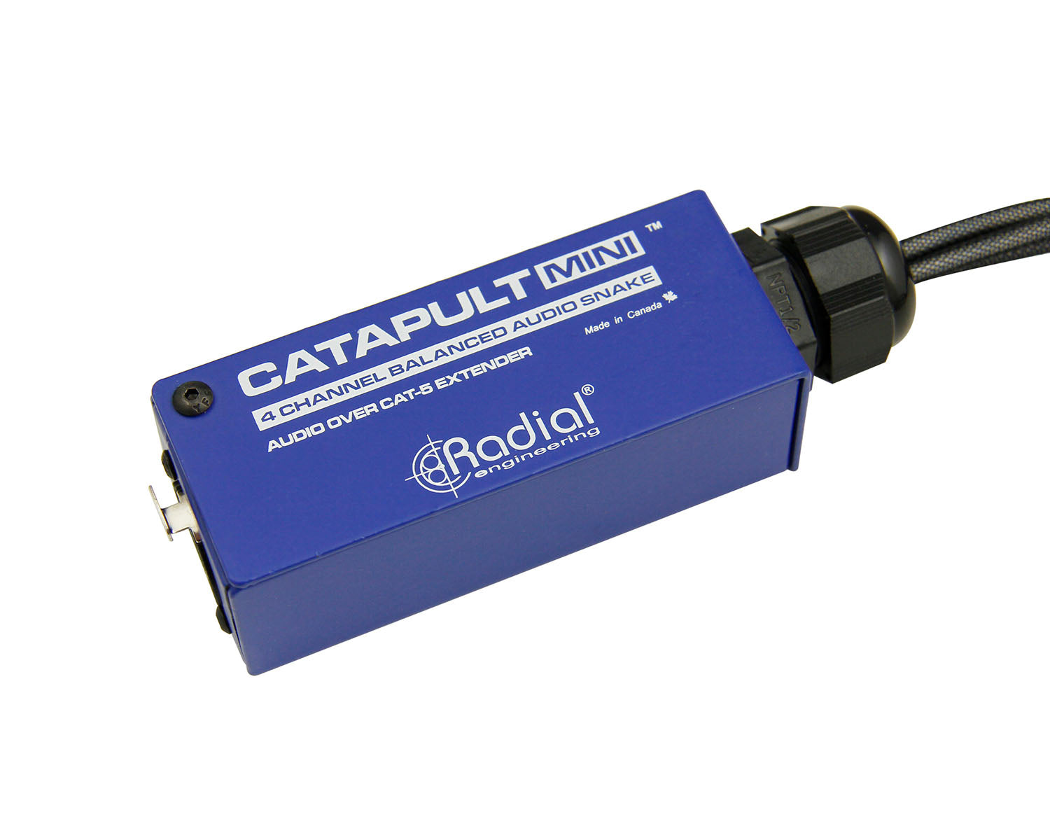 RADCMINITRS - Radial Catapult Mini TRS 4 Channel CAT 5 Audio Snake Transmitter TRS Image 2