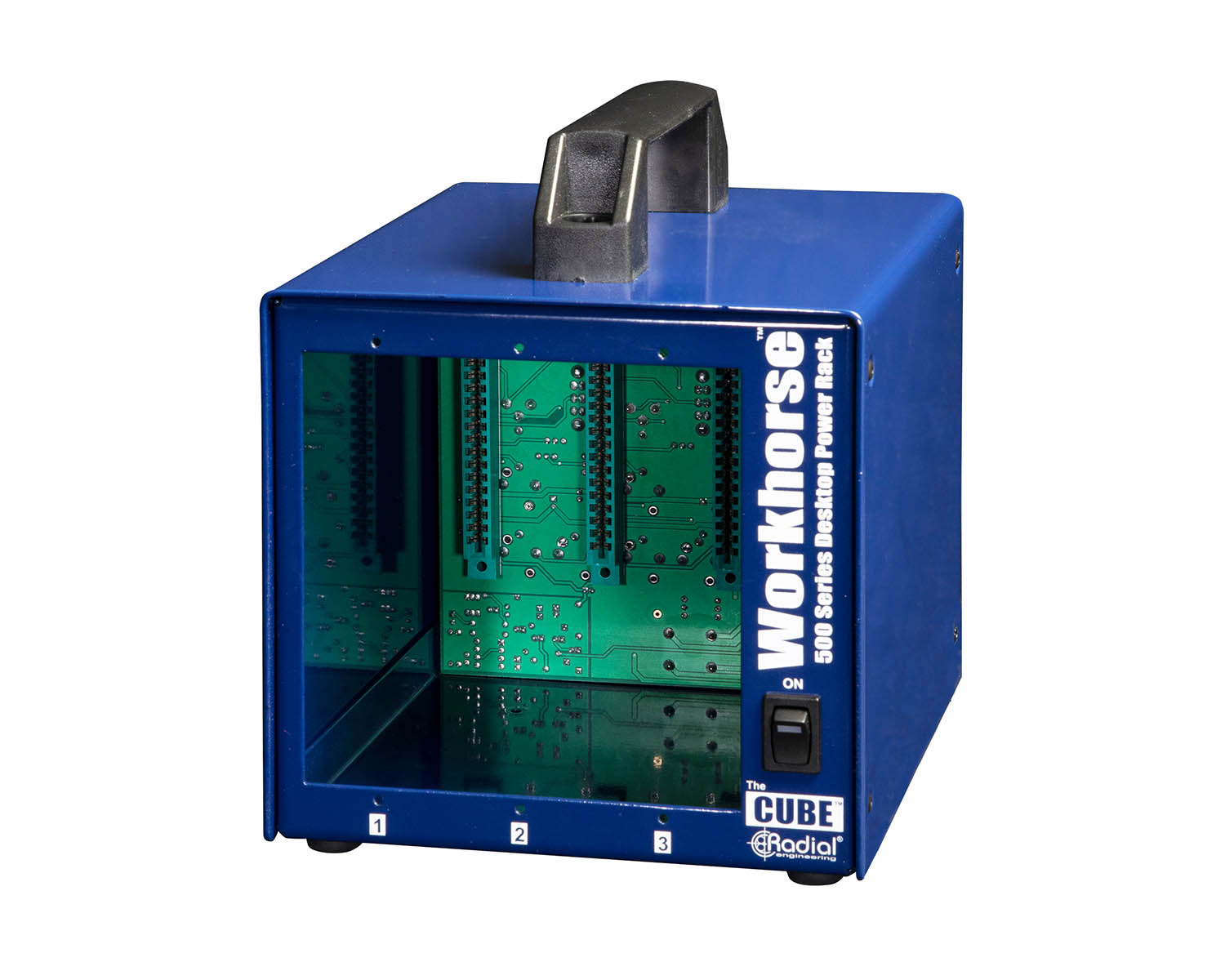 RADCUBE - Radial Workhorse Cube 3 Slot Portable Desktop Power Rack (Empty)  Image 2