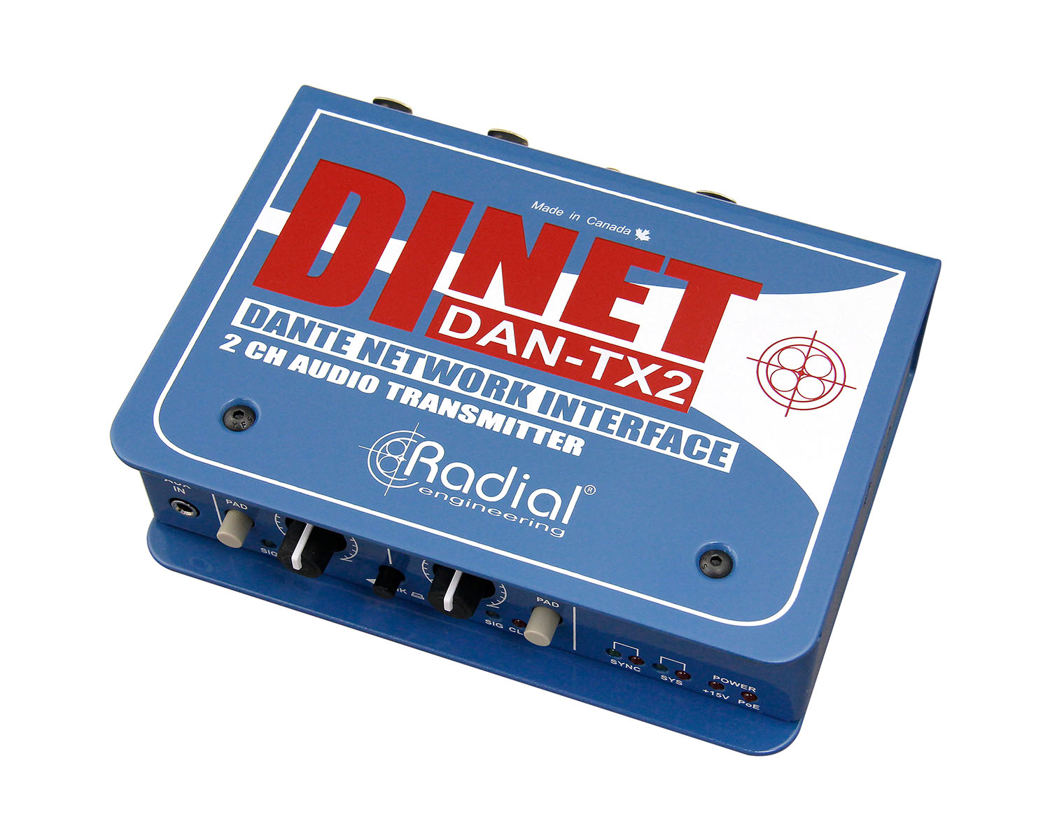 RADDANTX2 - Radial DiNET DAN TX2 2 Channel 4 bit or 96kHz Digital to Analogue Converter Image 1