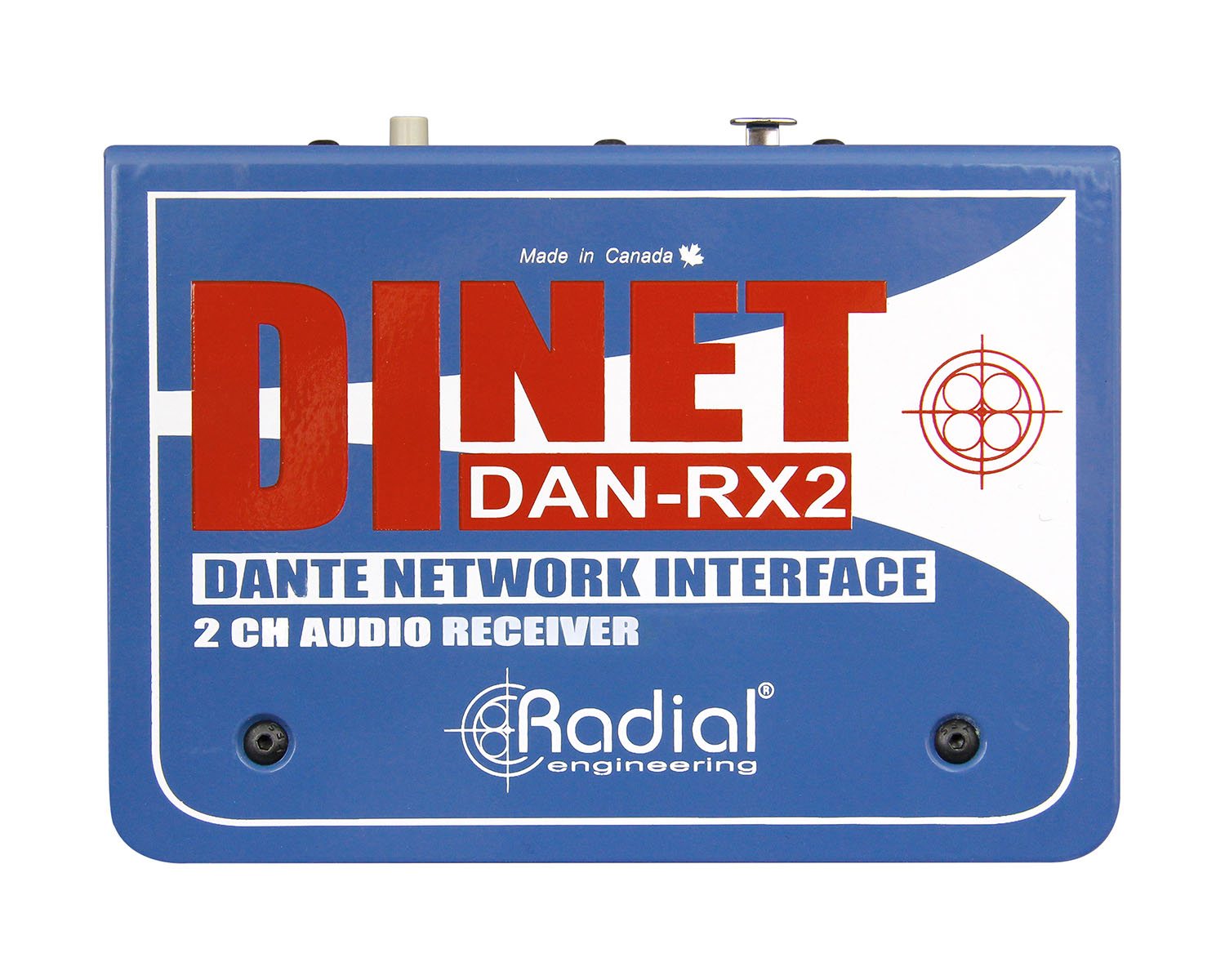 RADDNDRX2 - Radial DiNET DAN RX2 Dual Output Dante Endpoint Image 2