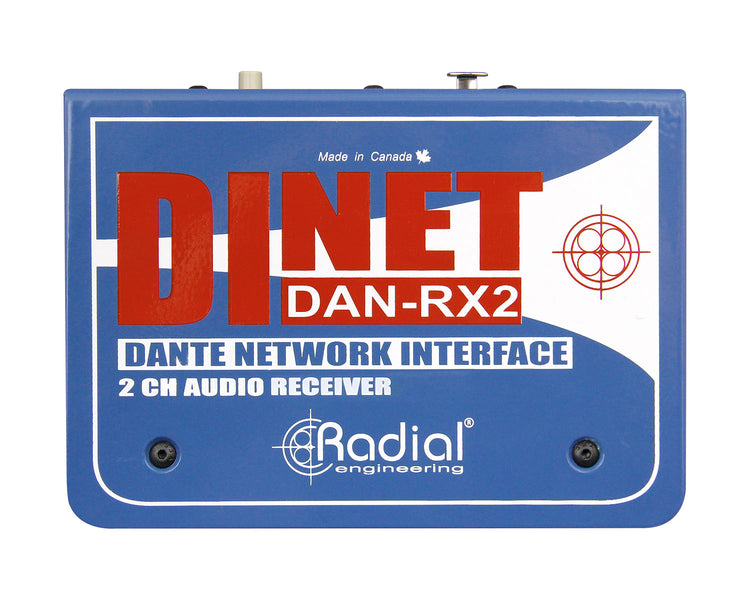 RADDNDRX2 - Radial DiNET DAN RX2 Dual Output Dante Endpoint Image 2
