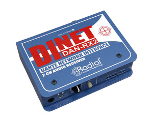 RADDNDRX2 - Radial DiNET DAN RX2 Dual Output Dante Endpoint Image 3