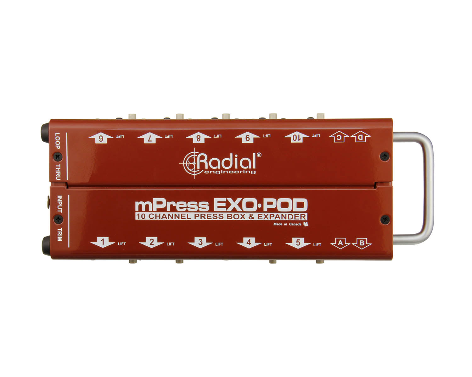 RADEXOPOD - Radial Exo Pod Passive Line Level Broadcast Splitter  Image 2