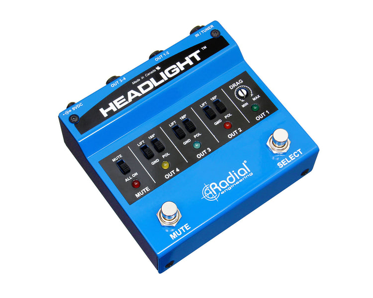 RADHLIGH - Radial Headlight Four Output Guitar Amp Selector Image 3