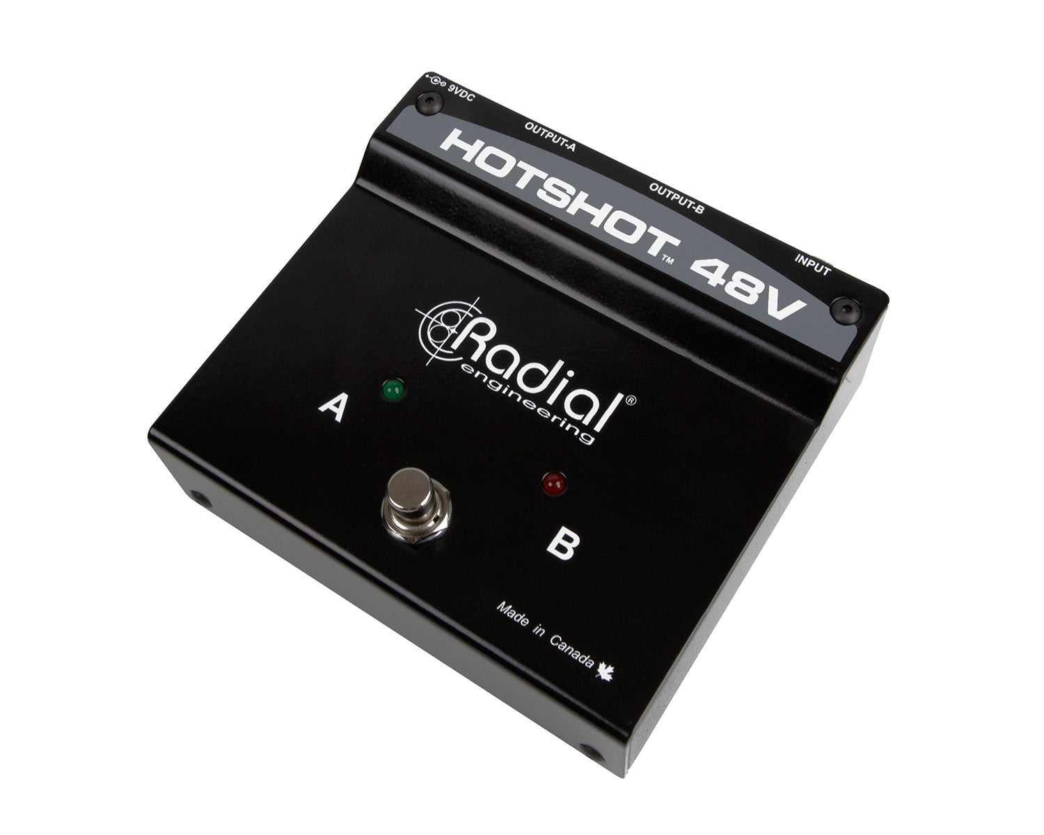 RADHOTSHOT48V - Radial HotShot 48V Condenser Microphone AB Footswitch Remote  Image 1