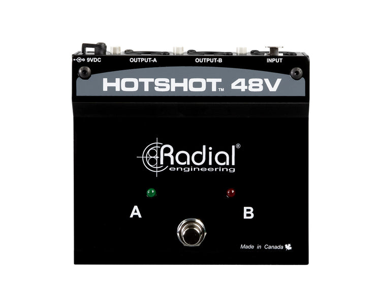 RADHOTSHOT48V - Radial HotShot 48V Condenser Microphone AB Footswitch Remote  Image 3