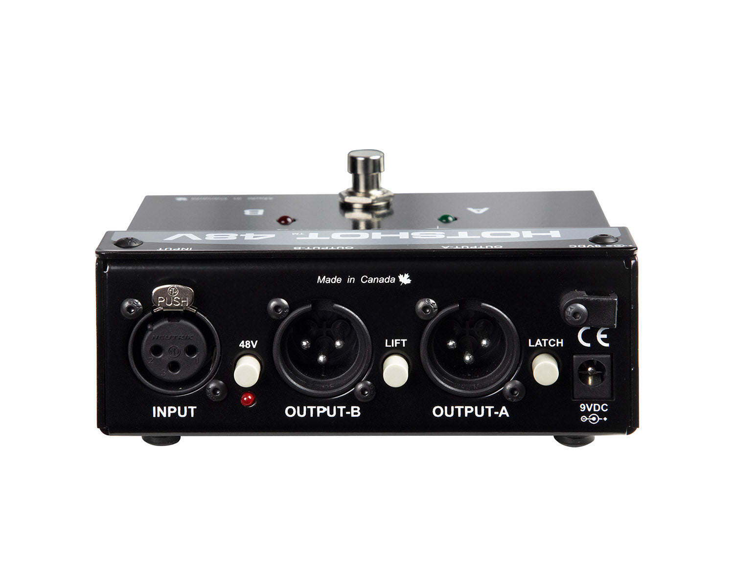 RADHOTSHOT48V - Radial HotShot 48V Condenser Microphone AB Footswitch Remote  Image 4