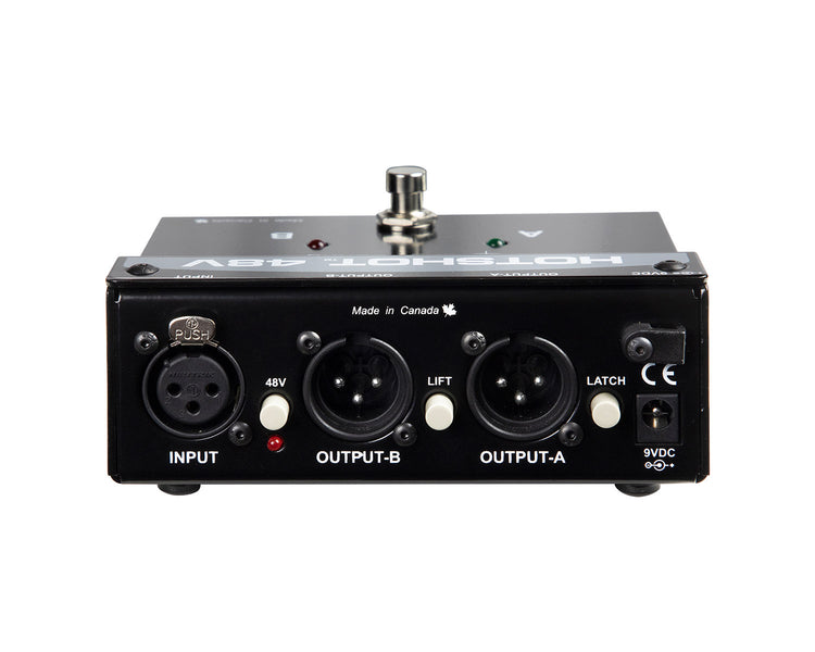 RADHOTSHOT48V - Radial HotShot 48V Condenser Microphone AB Footswitch Remote  Image 4