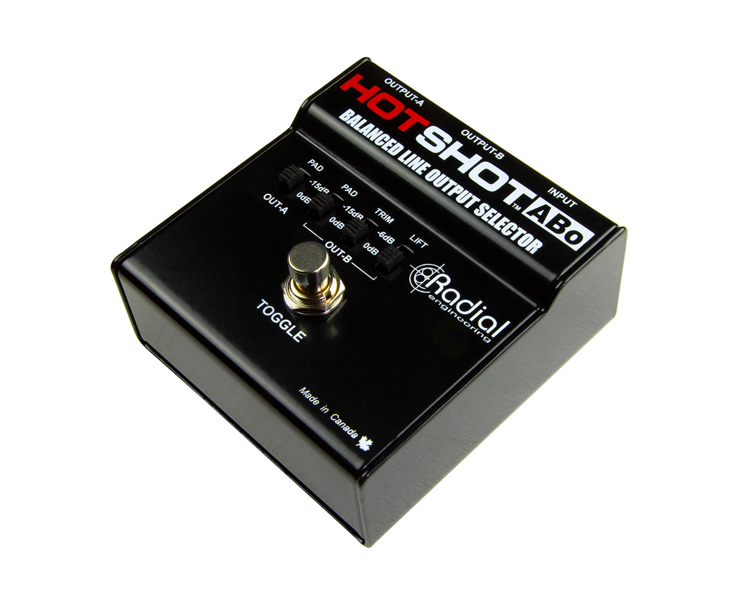 RADHSABO - Radial HotShot ABo On Stage Two Signal Source Output Selector Image 1
