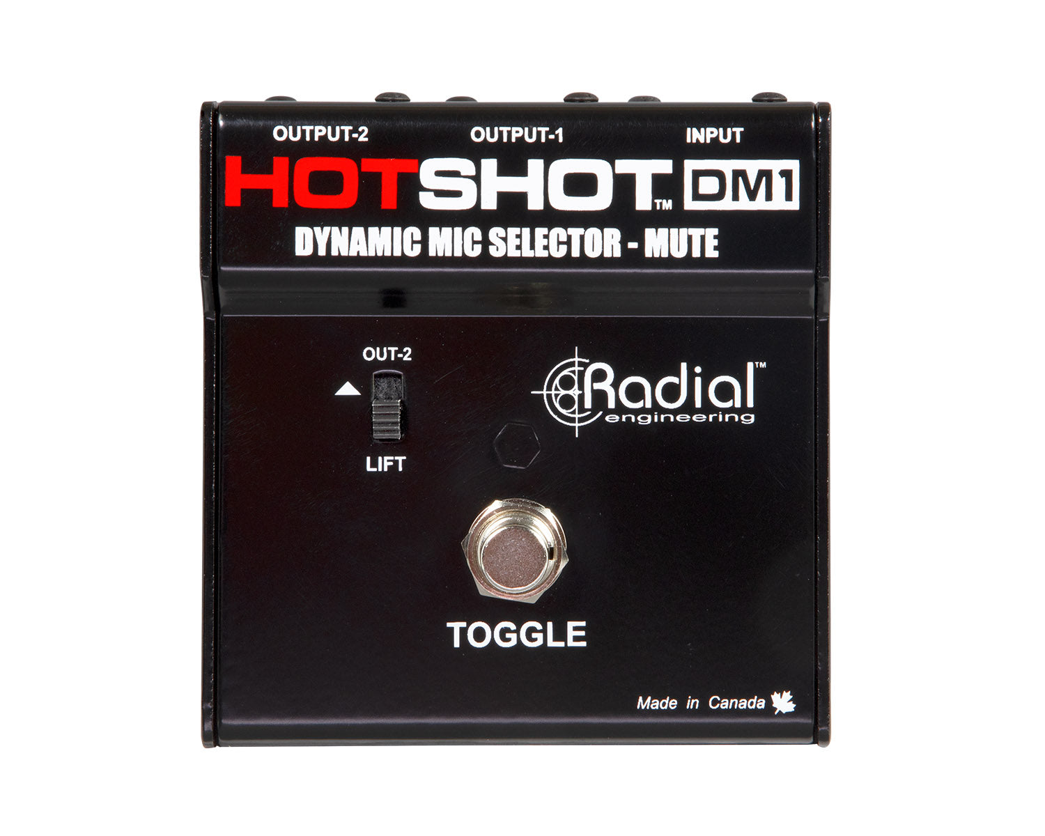 RADHSDM1 - Radial HotShot DM1 On Stage Mic Mute and Signal Re Director Footswitch Image 2