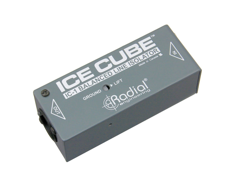 RADICECUBE - Radial Ice Cube Balanced XLR Line Isolator and Hum Eliminator Image 1