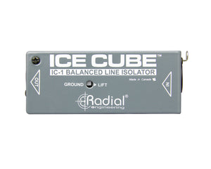 RADICECUBE - Radial Ice Cube Balanced XLR Line Isolator and Hum Eliminator Image 3