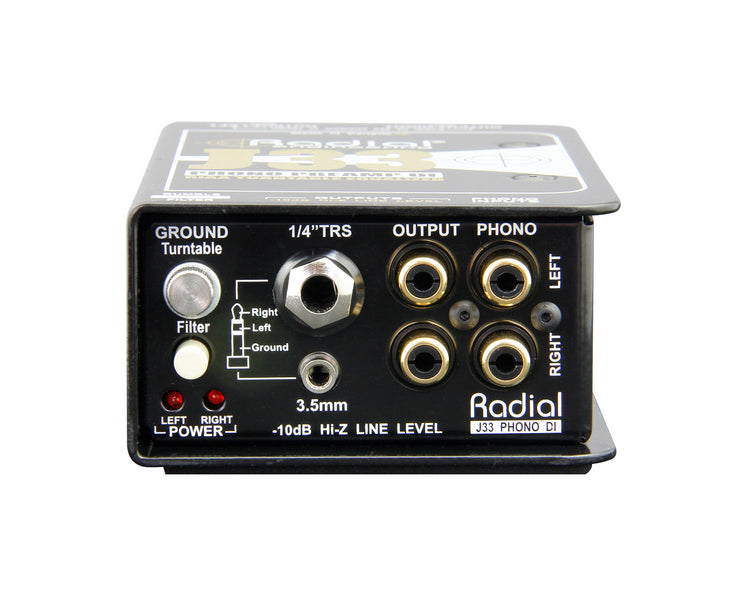 RADJ33 - Radial J33 J Class Combination RIAA Phono Reamp and DI Box Image 4