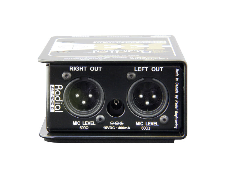 RADJ33 - Radial J33 J Class Combination RIAA Phono Reamp and DI Box Image 5