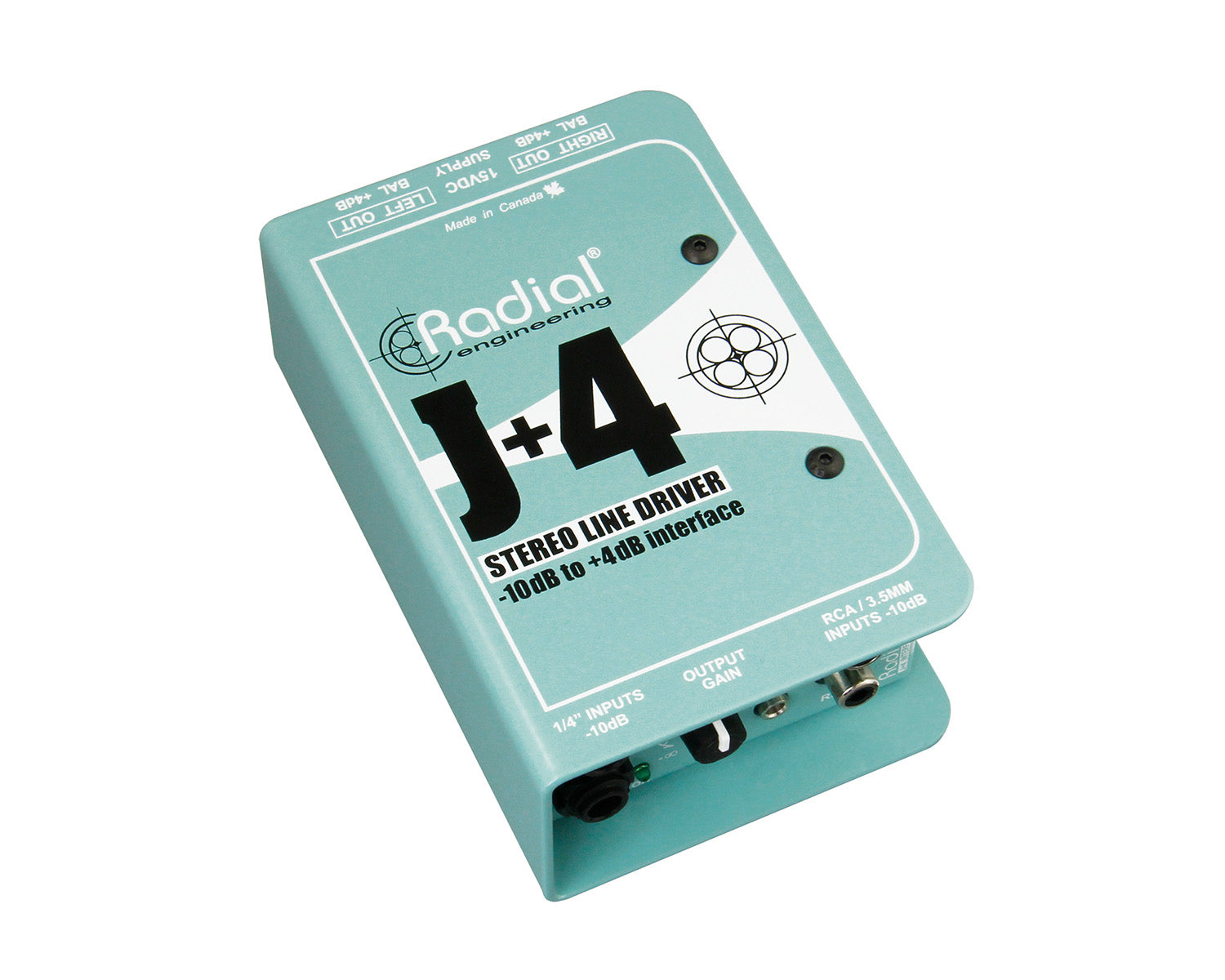 RADJ4 - Radial J and 4 Stereo Line Driver Balanced 10dB to and 4dB Interface Image 2