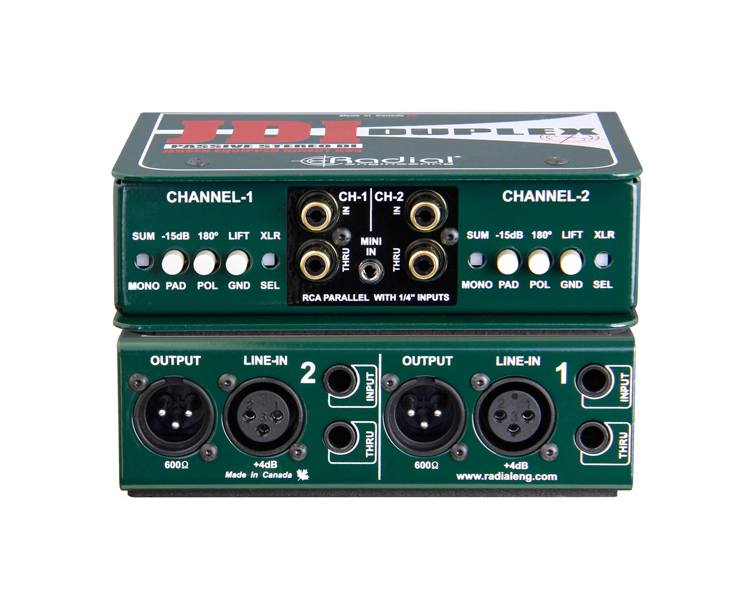 RADJDID - Radial JDI DUPLEX Stereo DI Box with Jensen Transformers  Image 5