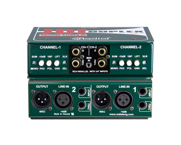 RADJDID - Radial JDI DUPLEX Stereo DI Box with Jensen Transformers  Image 5