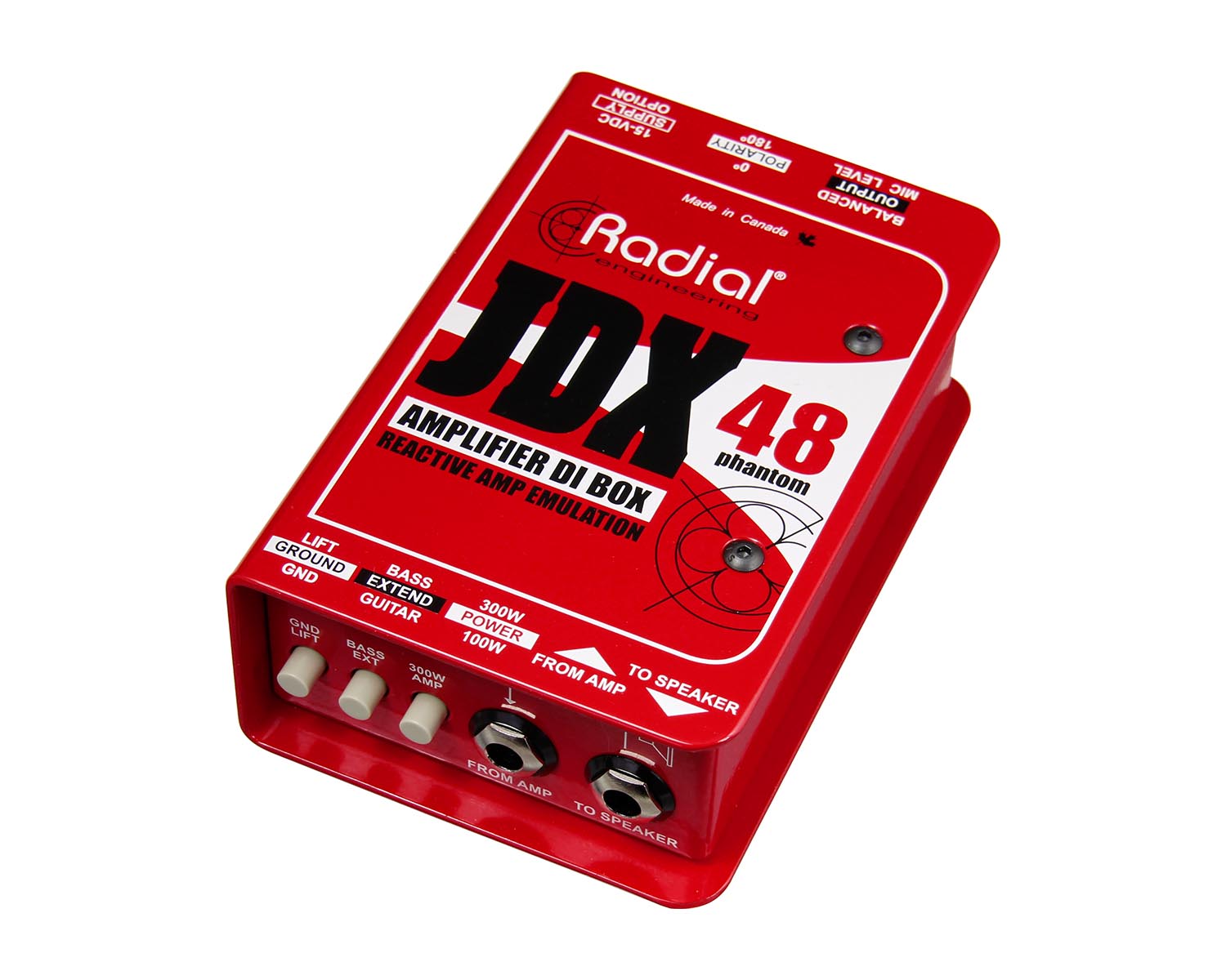 RADJDX48 - Radial JDX 48 Guitar Amp Direct Box Image 1