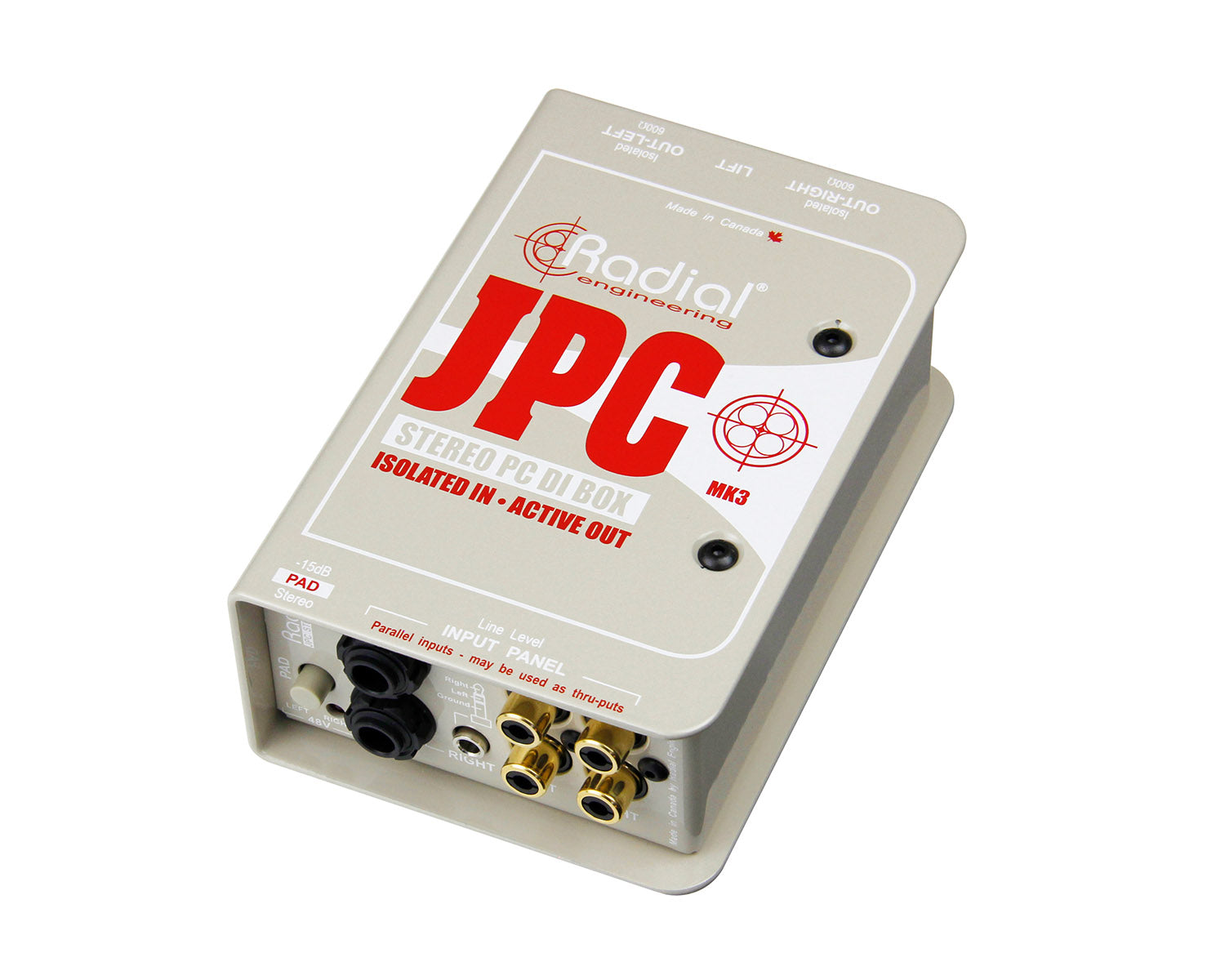 RADJPC - Radial JPC J Class Active Stereo Computer DI Box Image 1