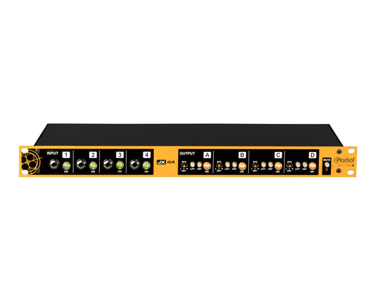 RADJX44V2 - Radial JX44 V2 Concert Touring Guitar or Amp and FX Signal Manager  Image 1