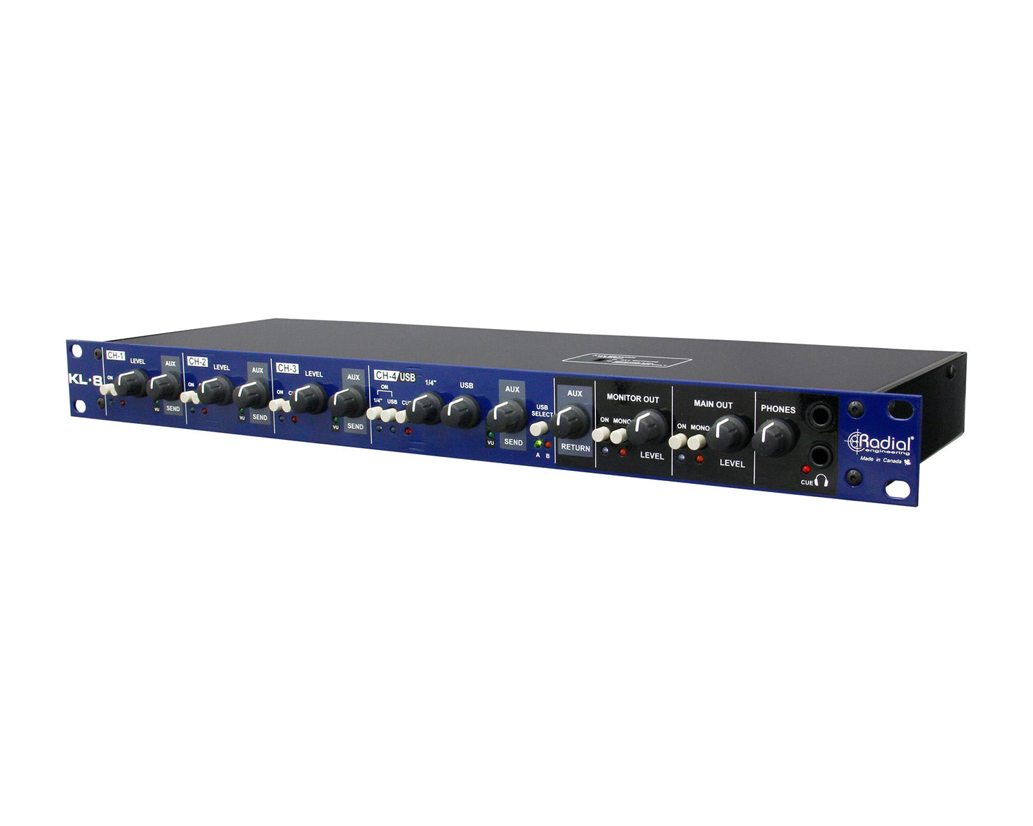 RADKL8 - Radial KL 8 Rackmount Keyboard Mixer for Stage and Studio  Image 2