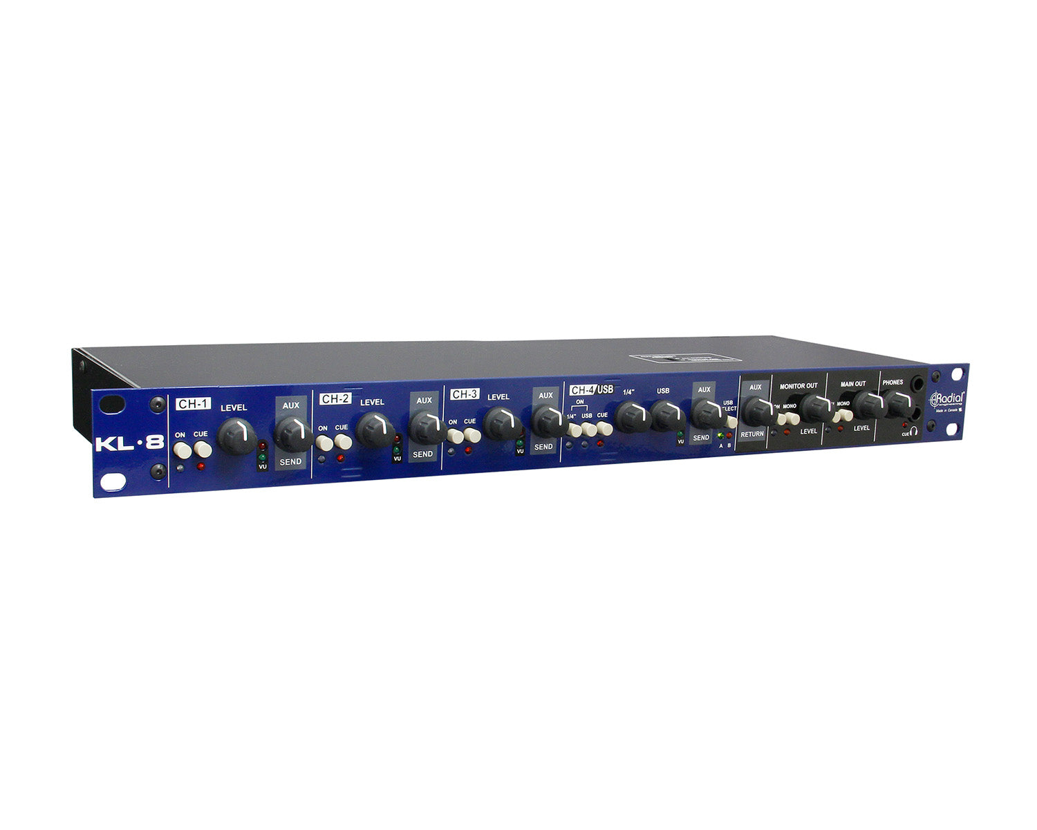 RADKL8 - Radial KL 8 Rackmount Keyboard Mixer for Stage and Studio  Image 3