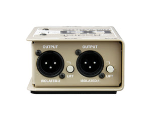 RADLX3 - Radial LX 3 Passive Balanced Line Level Splitter 1 Input or 2 Output  Image 4
