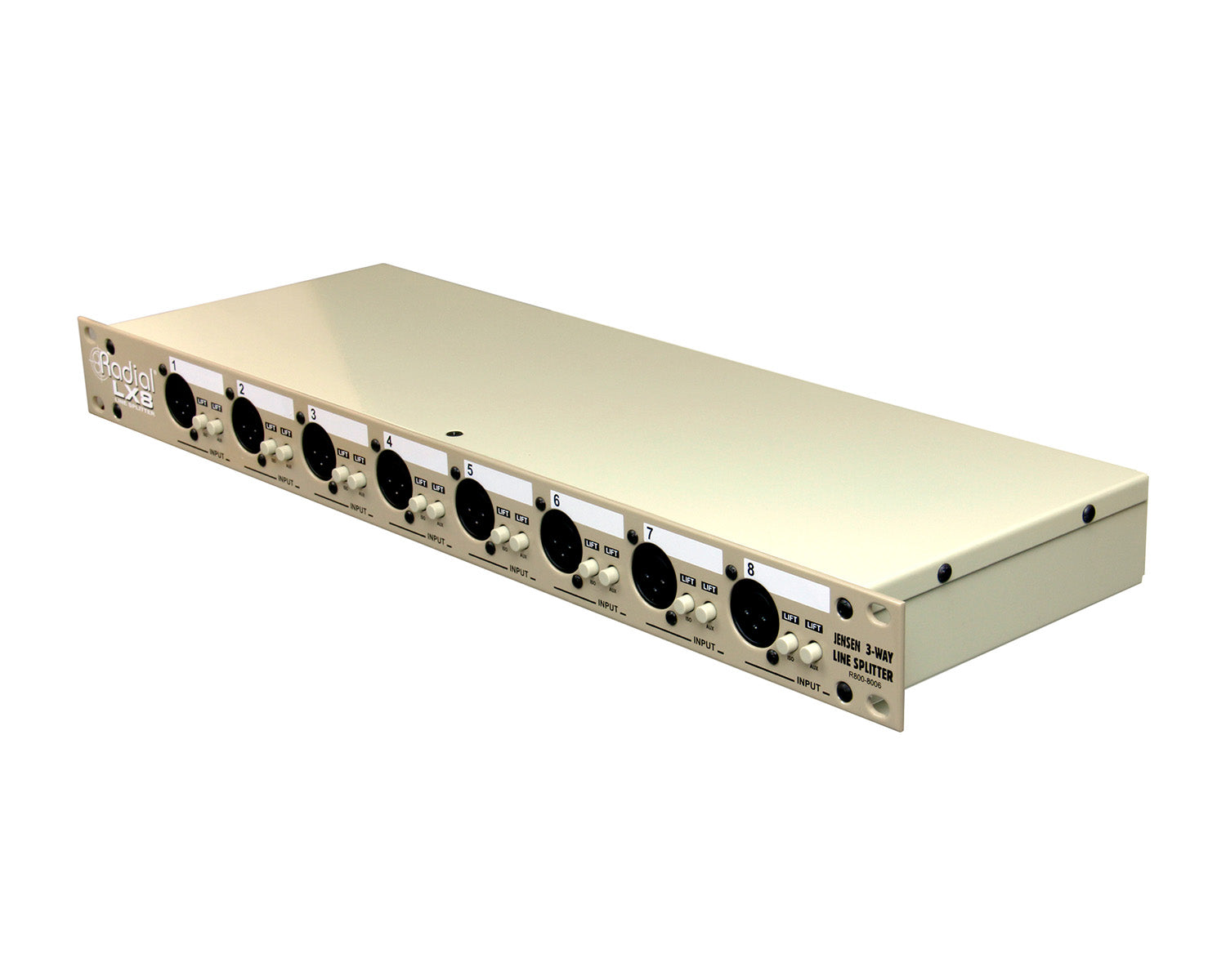 RADLX8 - Radial LX8 8 Channel Rackmount Line Level Signal Splitter and Isolator  Image 2