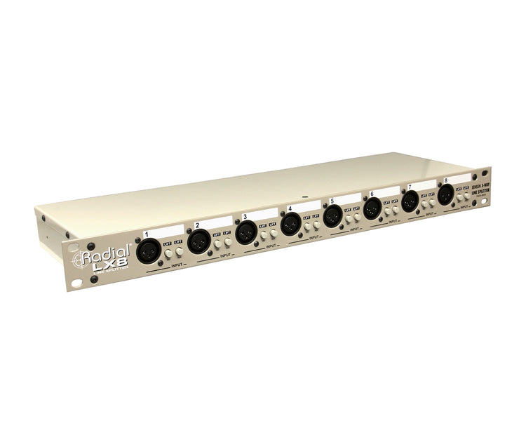 RADLX8 - Radial LX8 8 Channel Rackmount Line Level Signal Splitter and Isolator  Image 3