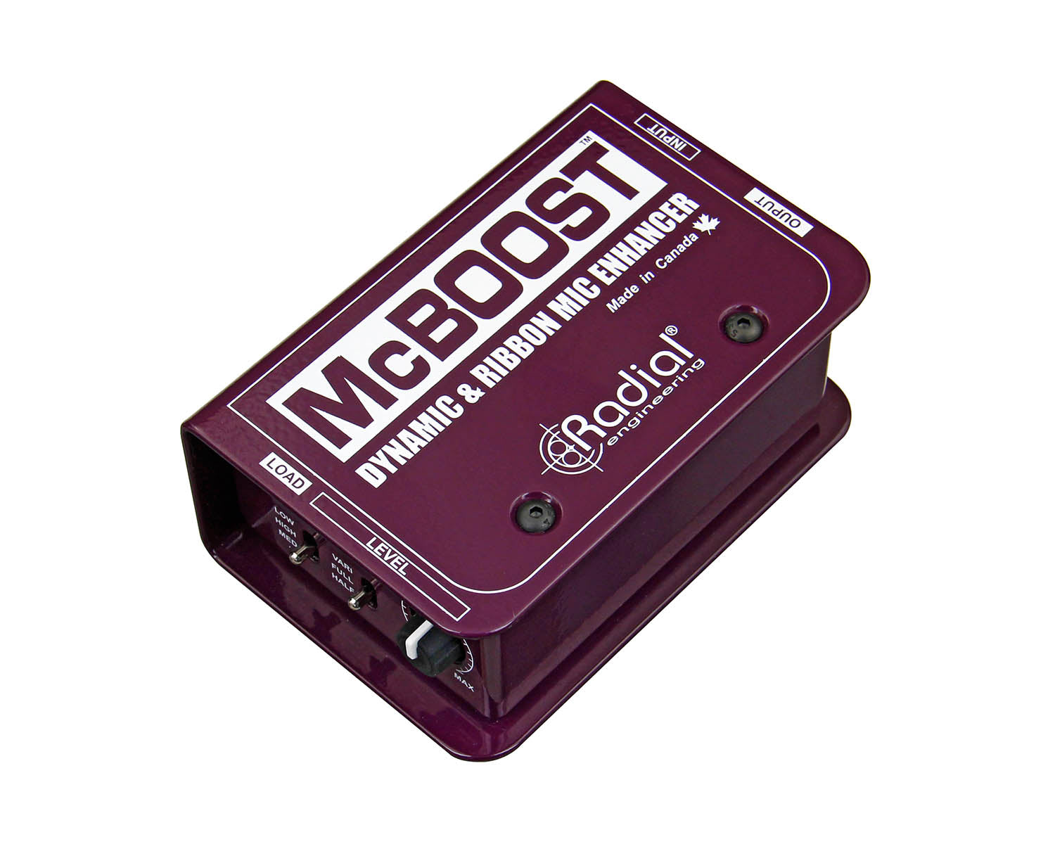 RADMCBOOST - Radial McBoost Mic Signal Booster 25dB for Dynamic and Ribbons  Image 1