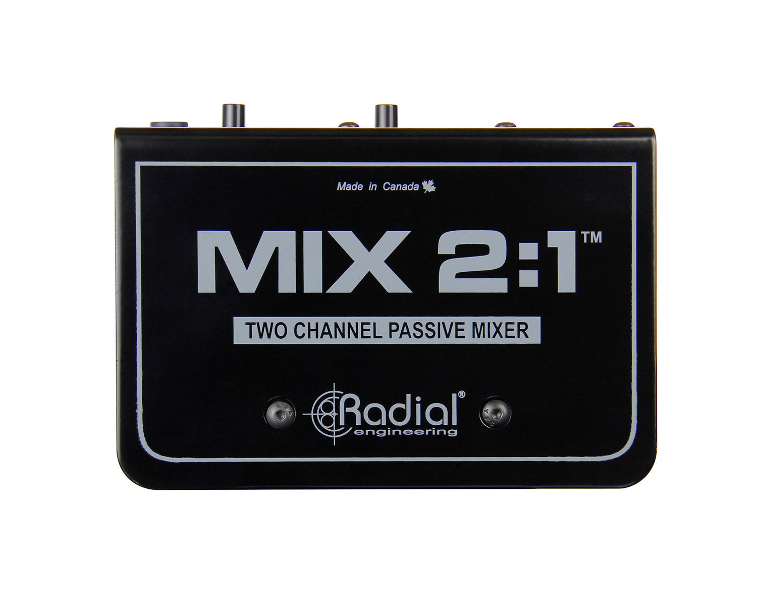 RADMIX21 - Radial MIX 2:1 2 Channel Passive Audio Combiner and Mixer 2 In or 2 Out  Image 3